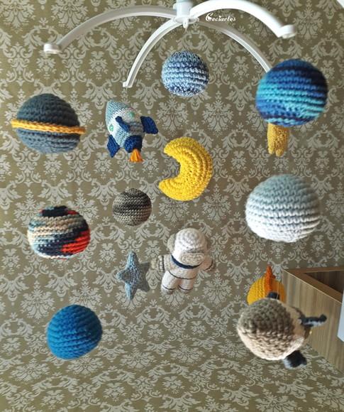 Kit Quarto Infantil Astronauta 4 Peças