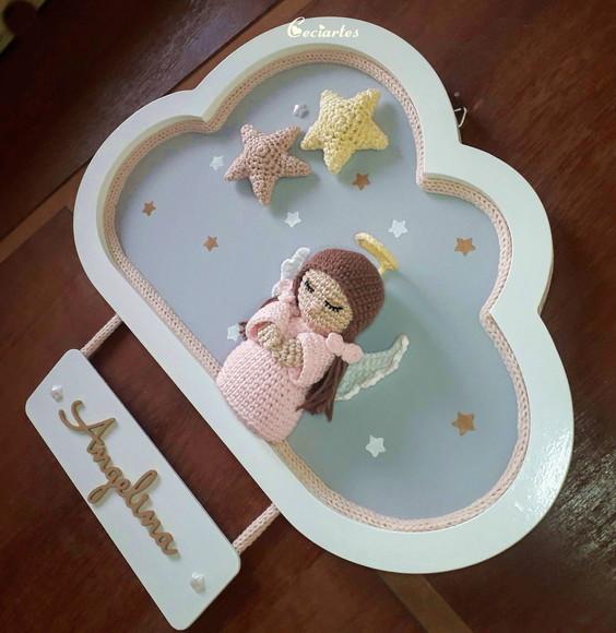 Porta Maternidade Anjinha