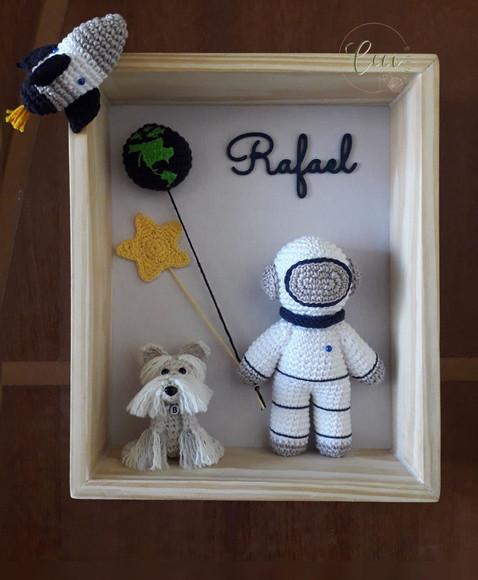Porta Maternidade Astronauta com Pet