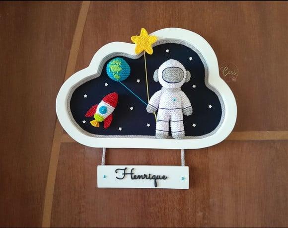 Porta Maternidade Astronauta Intenso