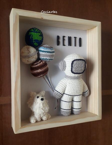 Porta Maternidade Astronauta Planetas + Pet