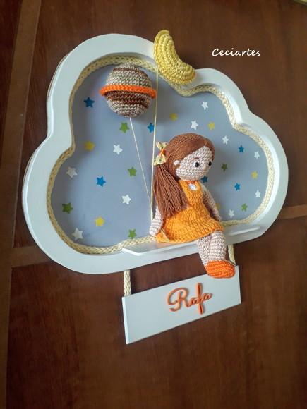 Porta Maternidade Estelar Menina