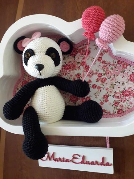 Porta Maternidade Ursa Panda Baloeira