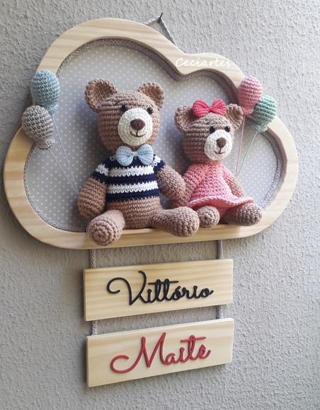 Porta Maternidade Irmãos Ursos