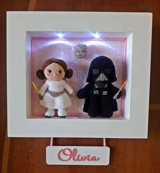 Princesa Léia e Darth Vader Porta Maternidade