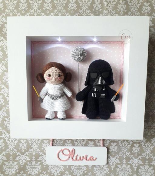 Princesa Léia e Darth Vader Porta Maternidade