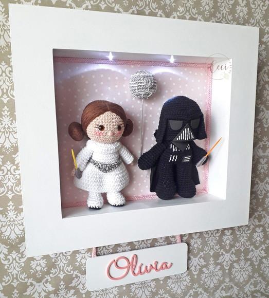 Princesa Léia e Darth Vader Porta Maternidade
