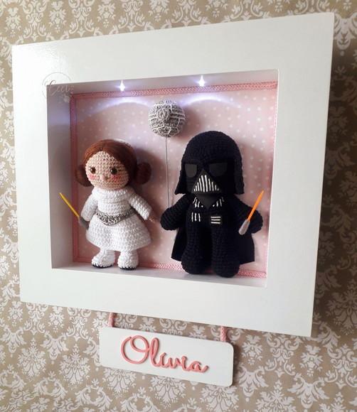 Princesa Léia e Darth Vader Porta Maternidade