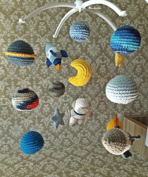 Kit Quarto Infantil Astronauta 4 Peças