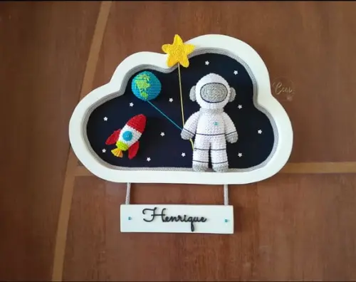 Porta Maternidade Astronauta Intenso