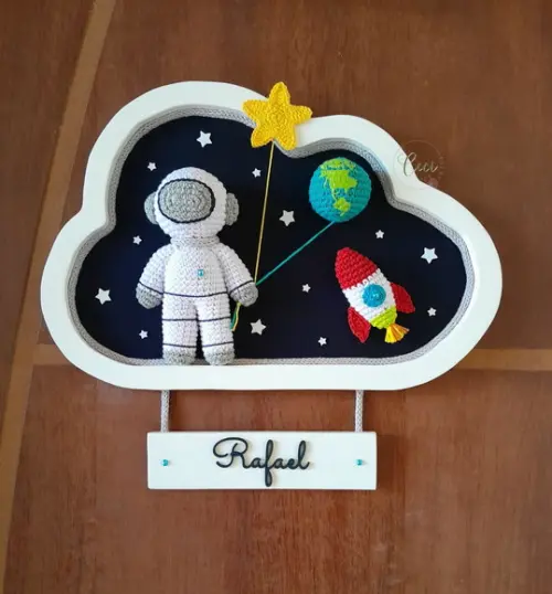 Porta Maternidade Astronauta Intenso