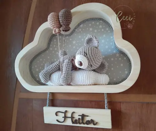 Porta Maternidade Ursinho Dorminhoco
