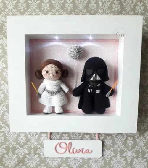 Princesa Léia e Darth Vader Porta Maternidade