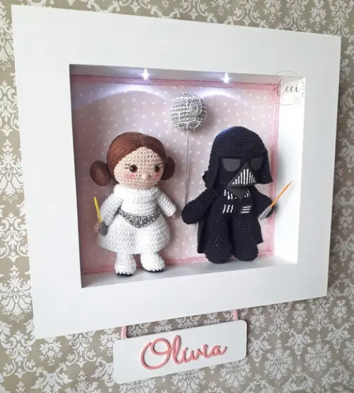 Princesa Léia e Darth Vader Porta Maternidade
