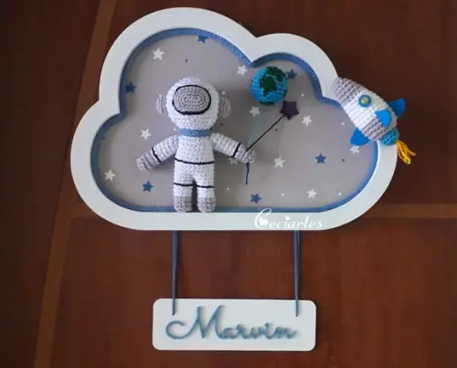 Porta Maternidade  Astronauta