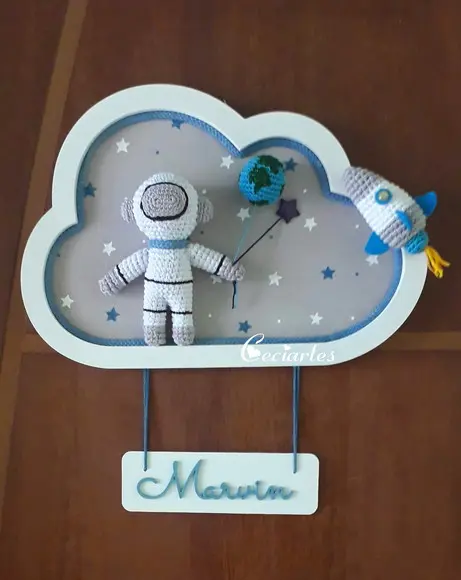Porta Maternidade  Astronauta