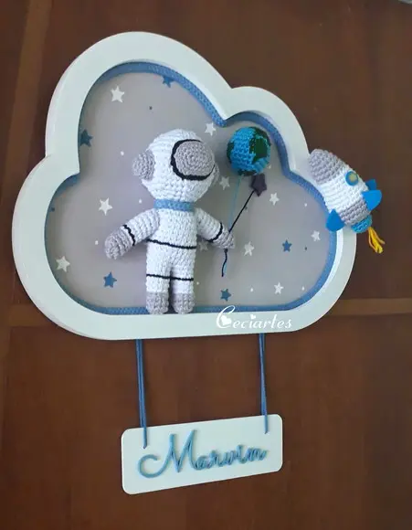 Porta Maternidade  Astronauta
