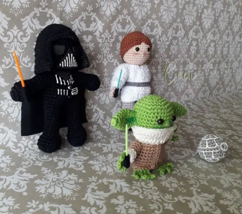 Trio Star Wars Amigurumi