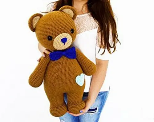 Ursa Grande  Teddiny / Urso Tedd amigurumi