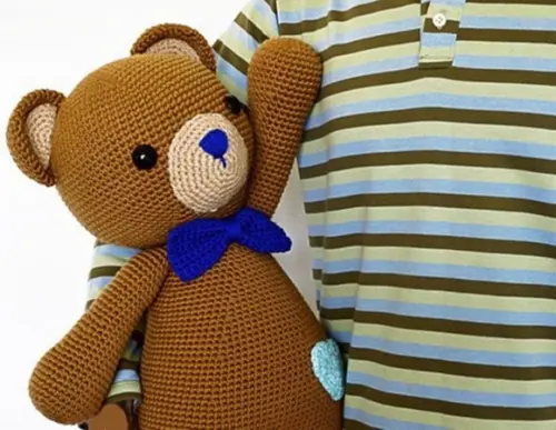 Ursa Grande  Teddiny / Urso Tedd amigurumi
