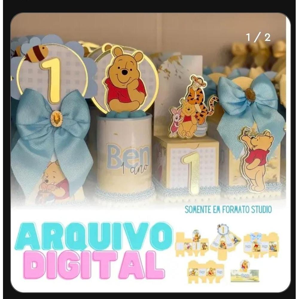 Arquivo de corte Ursinho Pooh