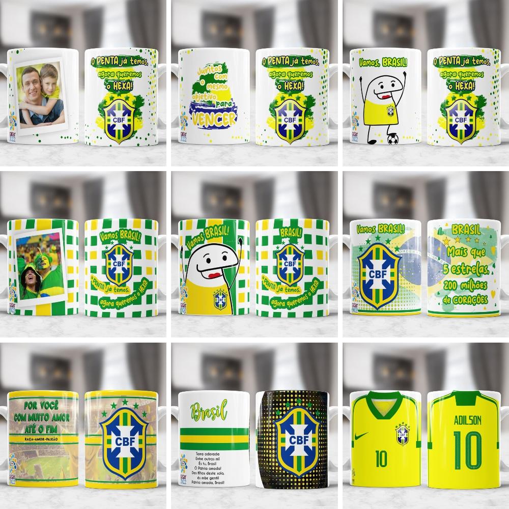 Arte de caneca copa do mundo - Brasil 2