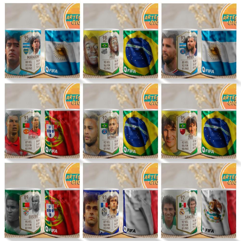 Arte Digital - Lendas do Futebol - Vol 1