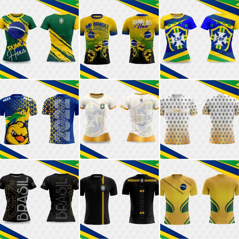 Vintage - Kit 4 Blusa Total Copa do Mundo 2022