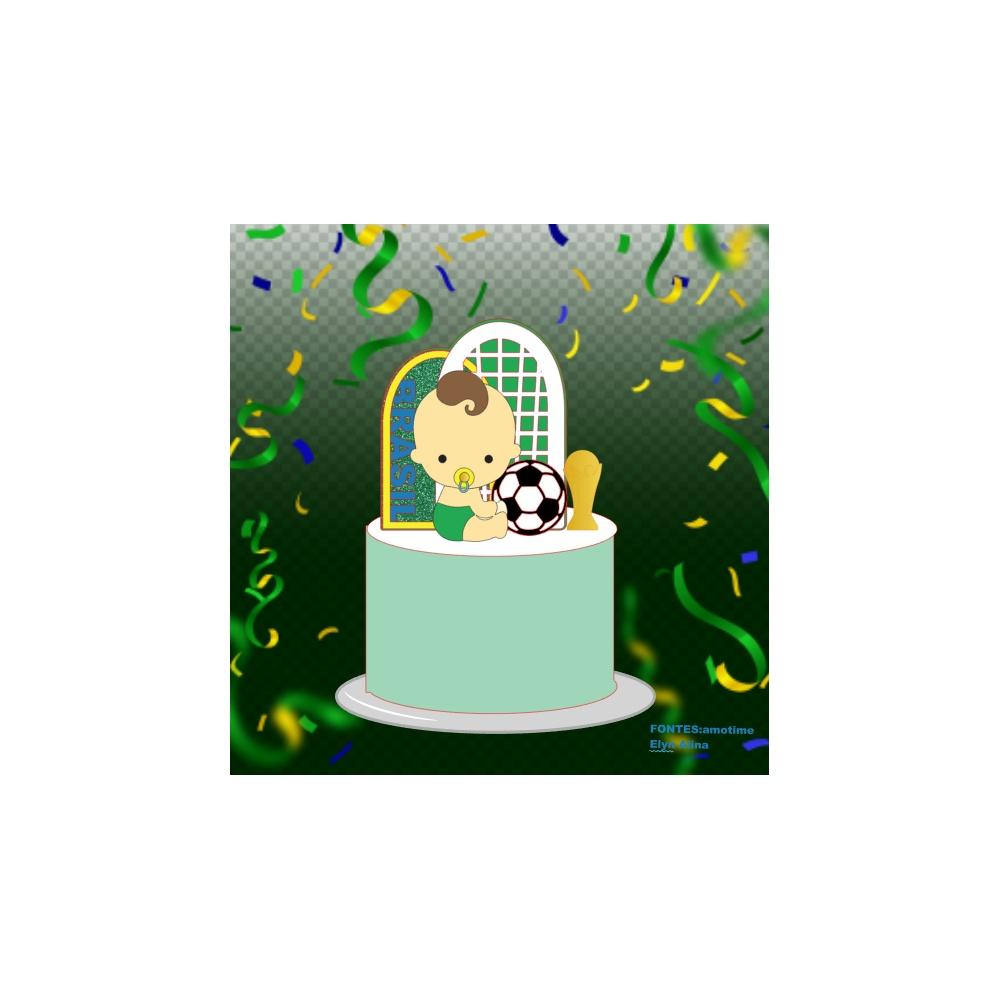 Topo de Bolo Copa do Mundo 09 para imprimir