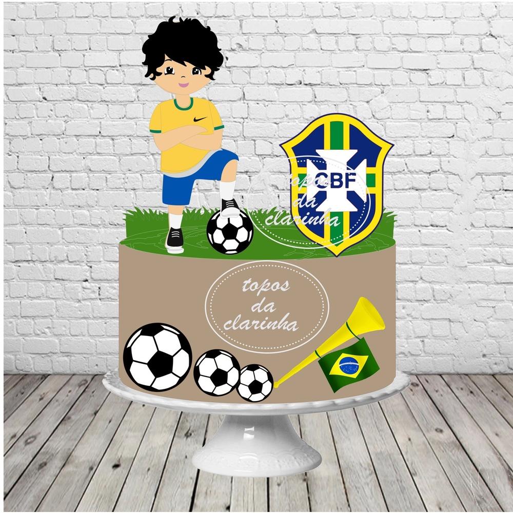 Topo de Bolo Copa do Mundo 13 para imprimir