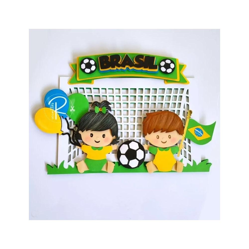 Topo de Bolo Copa do Mundo 17 para imprimir