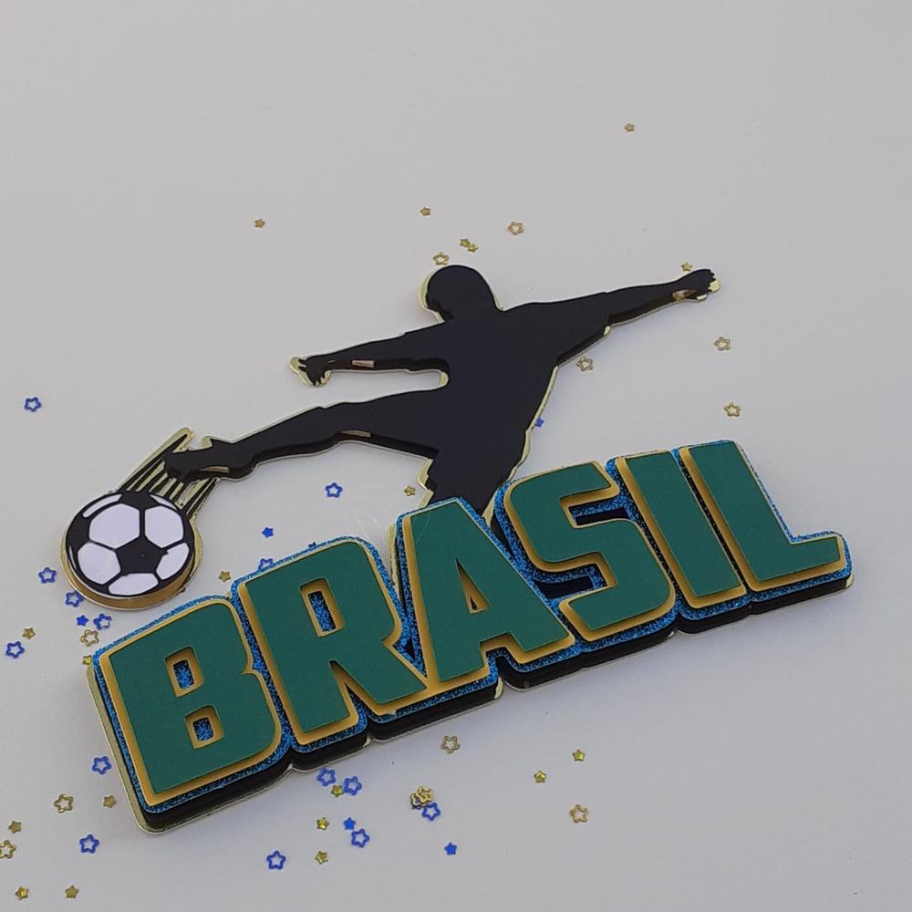 Topo de Bolo Copa do Mundo 34 para imprimir