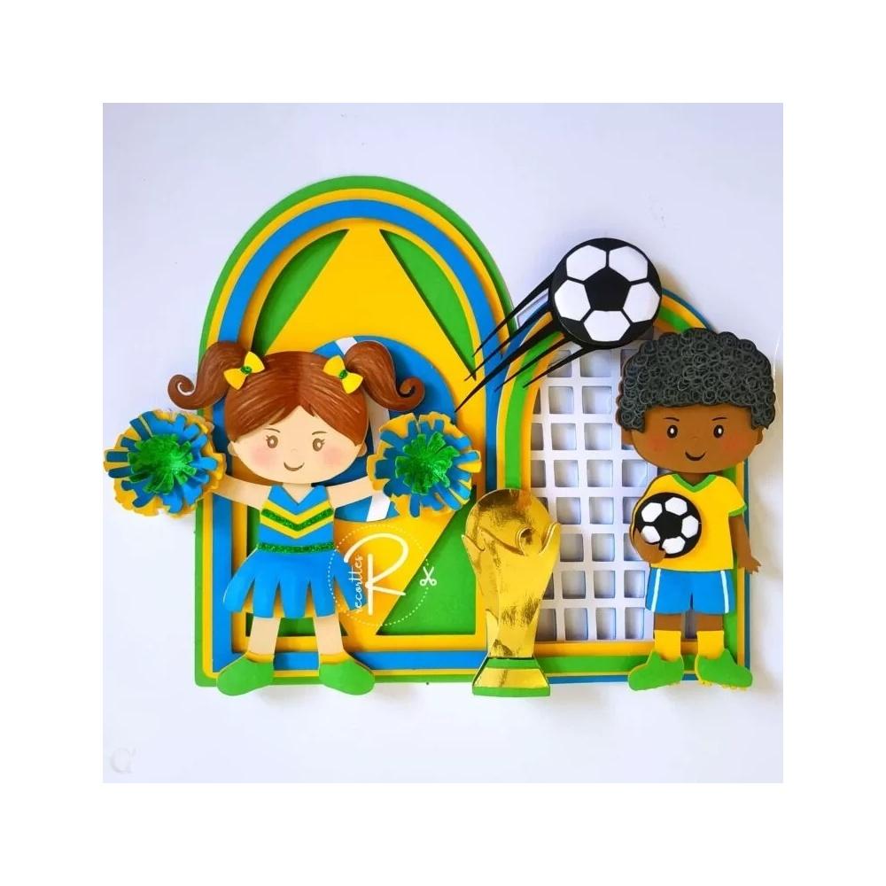 Topo de Bolo Copa do Mundo 60 para imprimir