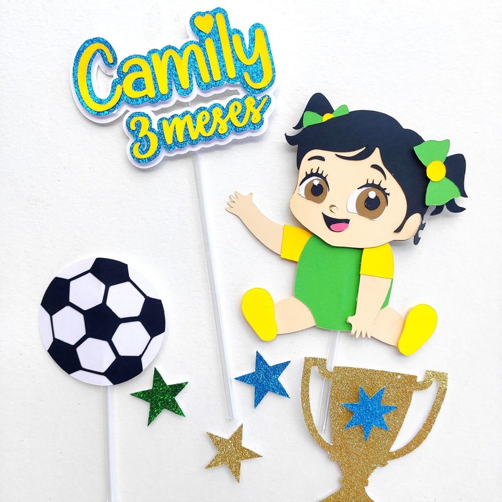 Topo de Bolo Copa do Mundo 90 para imprimir