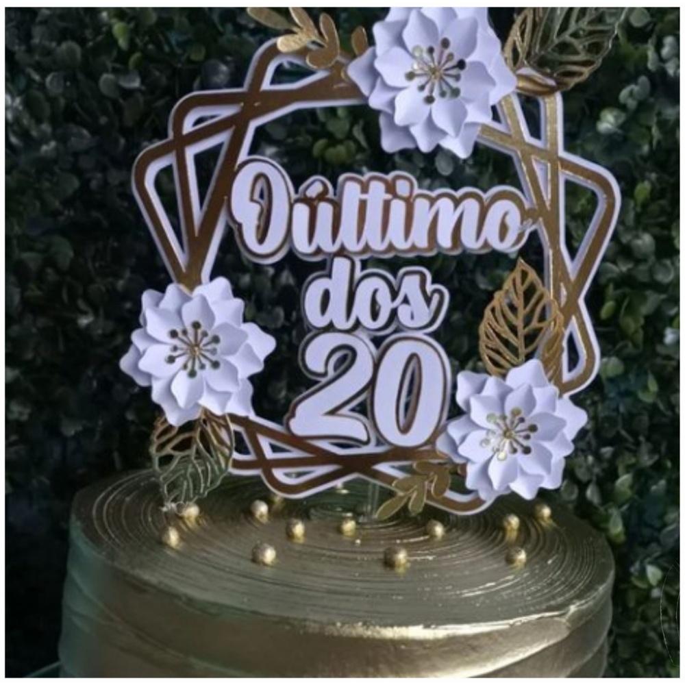 Topo de Bolo Idades 24