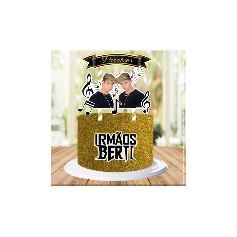 Topo de Bolo Irmãos Berti 01