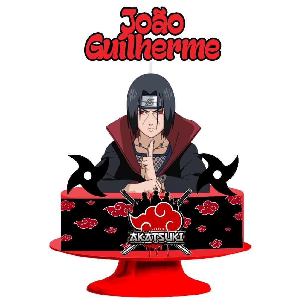 Topo de bolo 06 - Akatsuki a