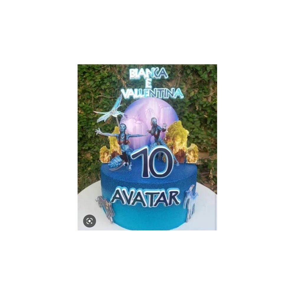 Topo de bolo 01 - Avatar  a