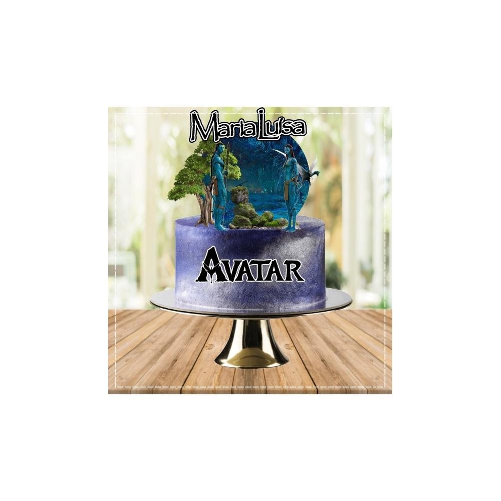 Topo de bolo 02 - Avatar  a