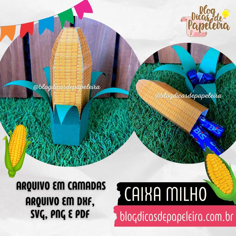 Caixa Milho - _blogdicasdepapeleira