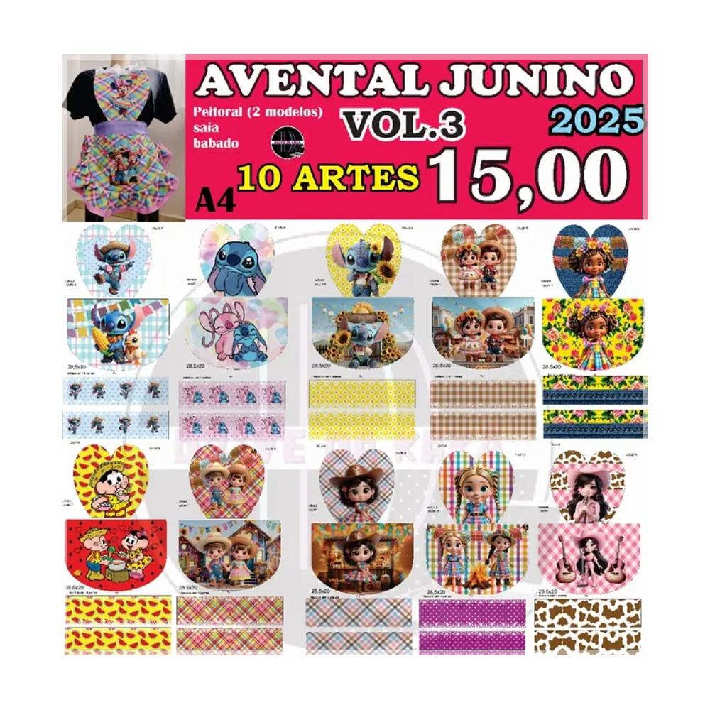 Avental Junino Kaka