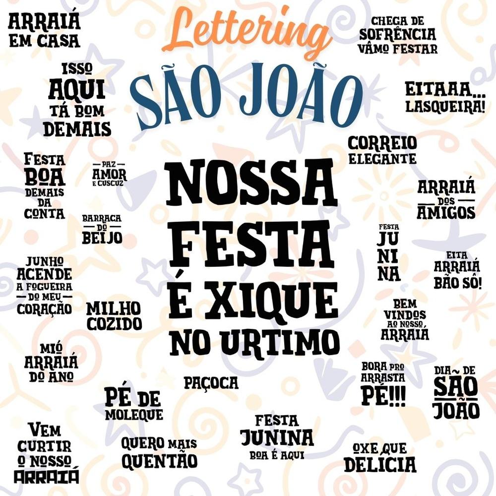 Lettering São Joao