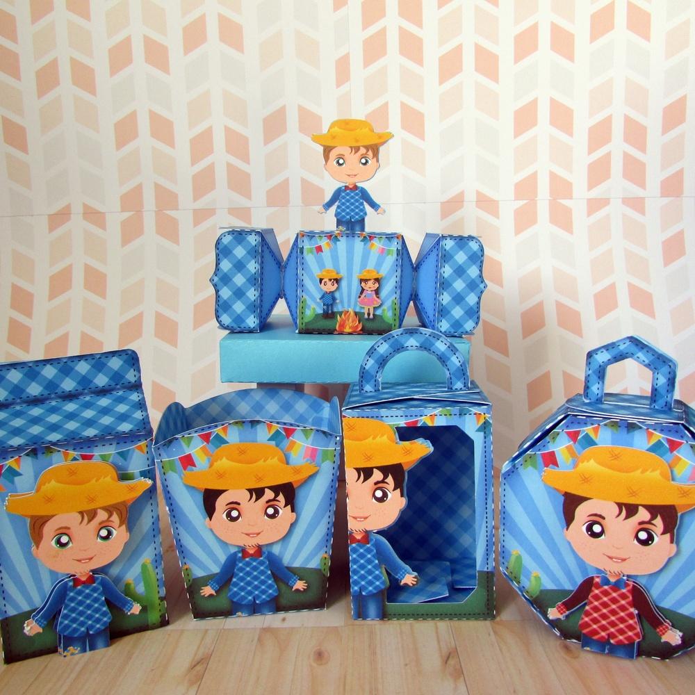 1 - Festa Junina - Azul