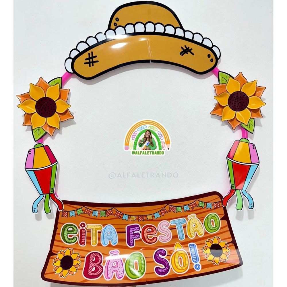 Moldura bambolê festa junina