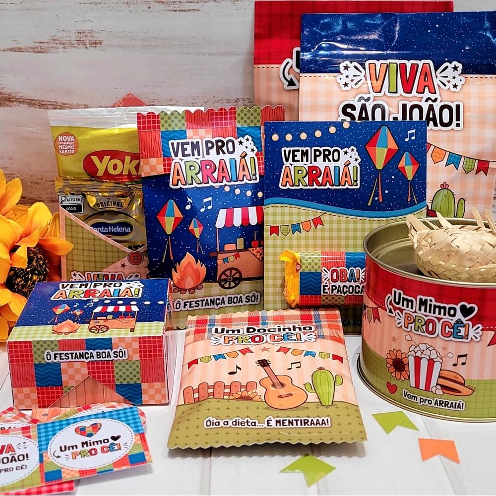 Kit Digital - Printables + imagens e fundos - Festa Junina