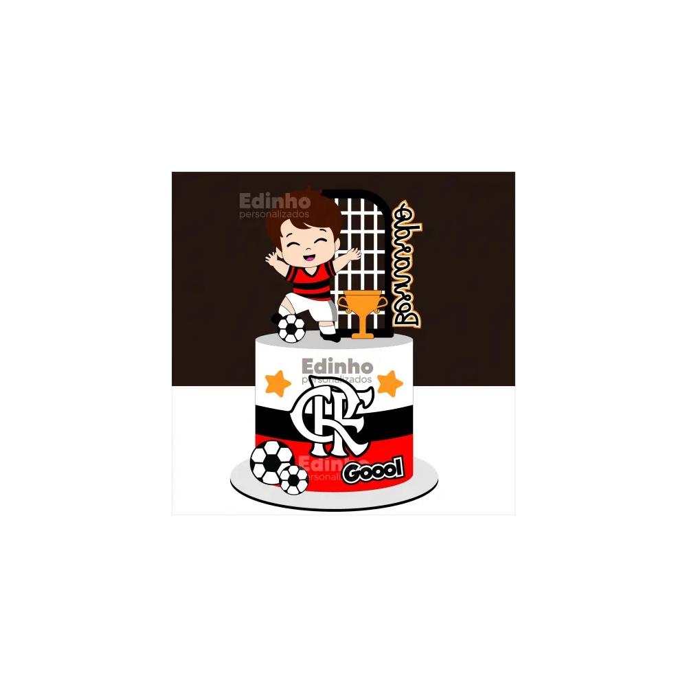 Arquivo Topo de bolo Flamengo menino Bernardo