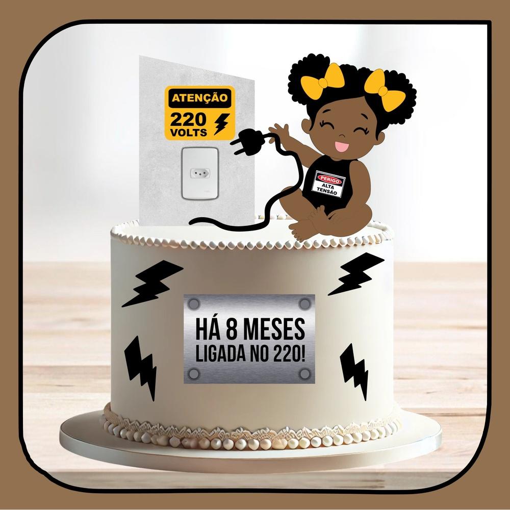 Topo de Bolo Eletricista 09