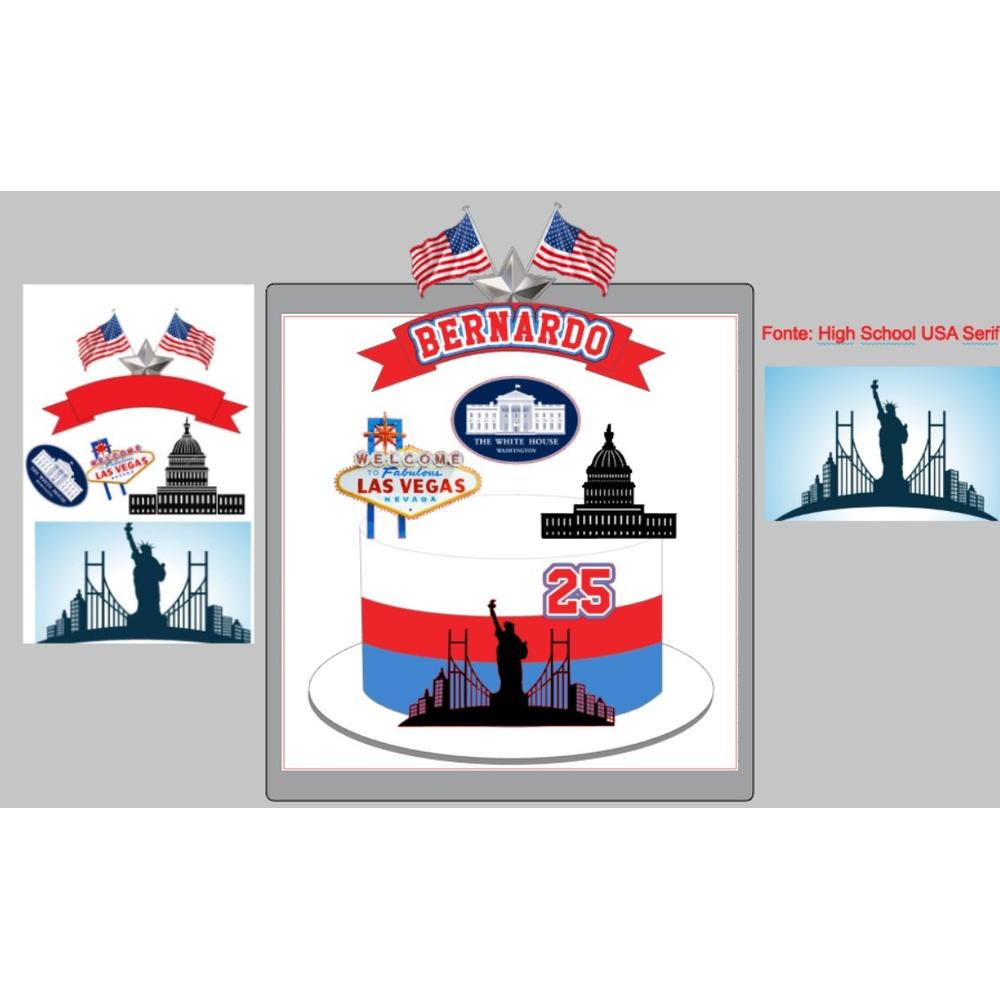 Topo de BoloEstados Unidos 01
