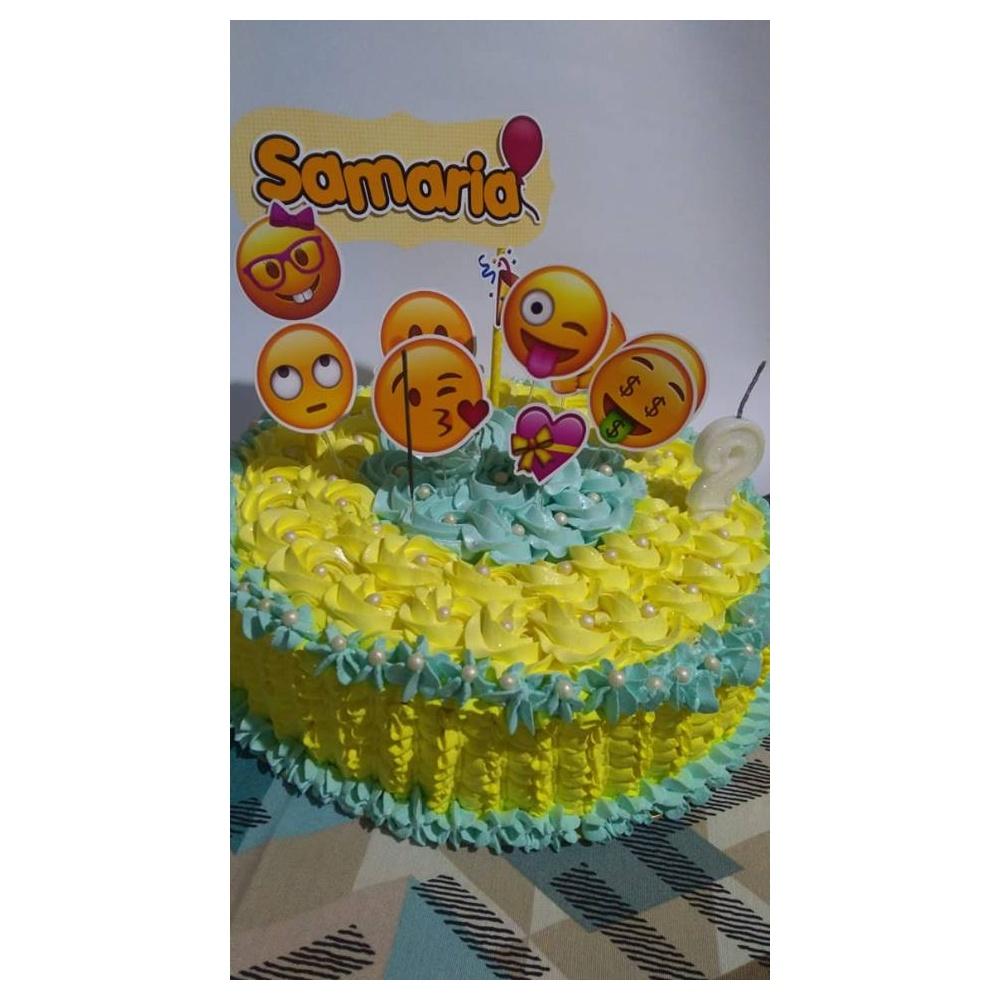 Topo de Bolo Emoji 06