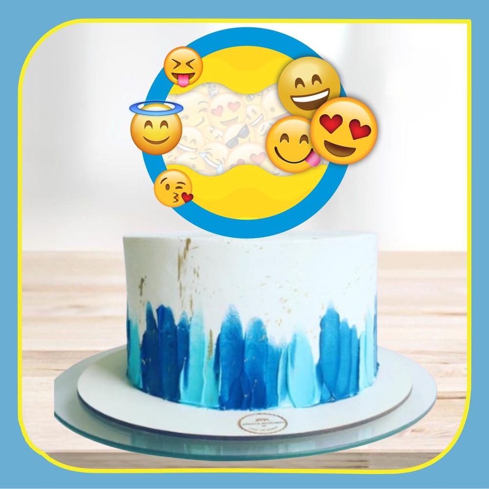 Topo de Bolo Emoji 09